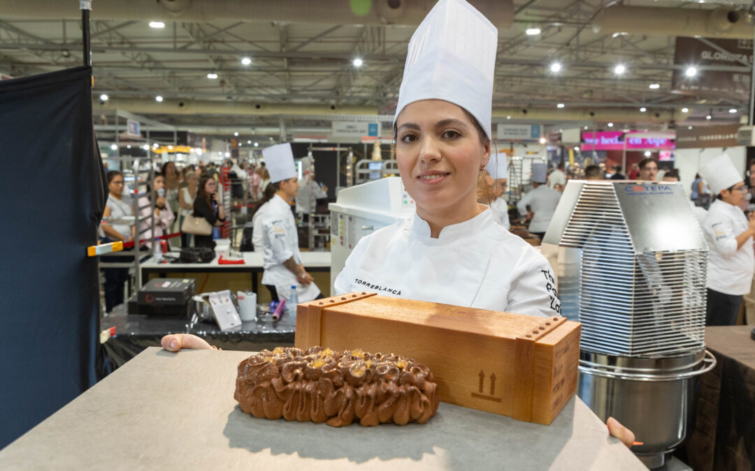 Chayma Boutkabout ganadora de la Mejor Tarta del Mundo en la II edición del Premio Internacional de Alta Pastelería Paco Torreblanca