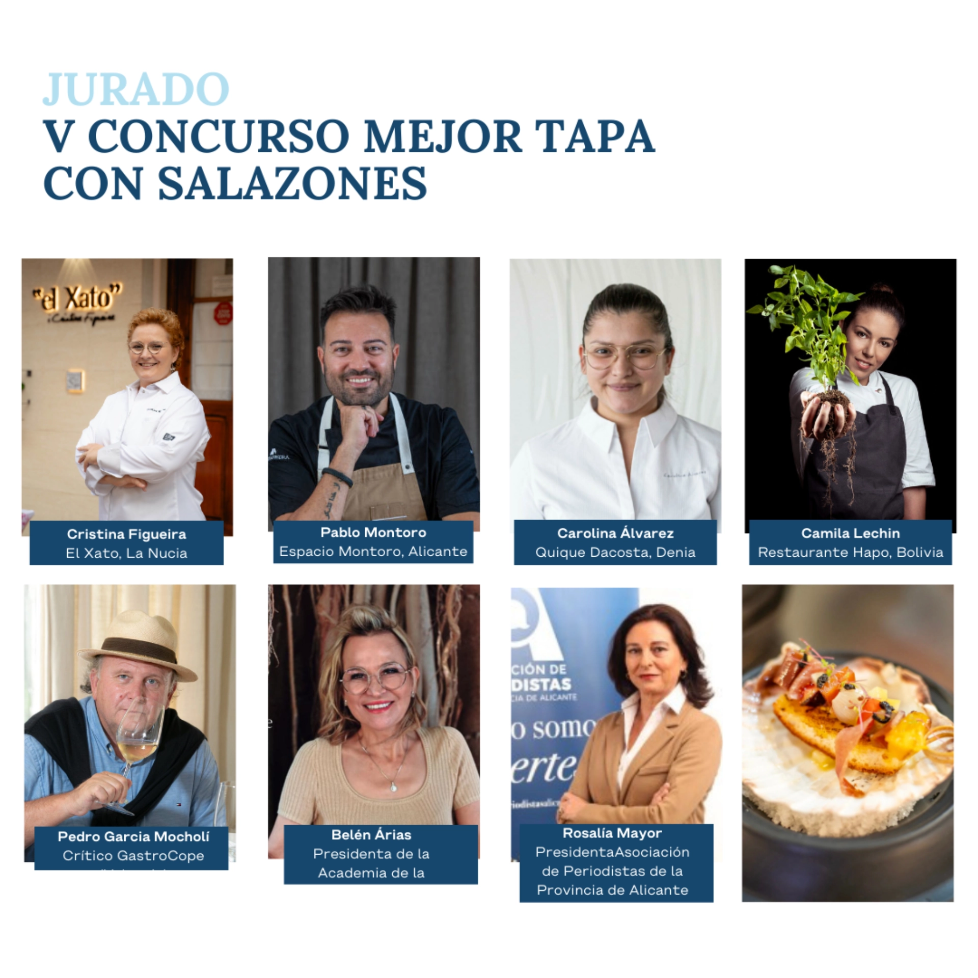 Alicante Gastronómica - Jurado Mejor Tapa con Salazones