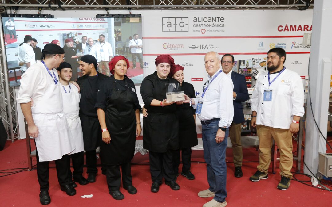 El IES Los Montesinos, ganador del Concurso de Escuelas de Cocina de Alicante Gastronómica