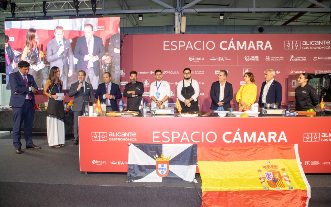 Unión y solidaridad en Alicante Gastronómica de la mano de la Cámara de Comercio de Alicante con el empresariado ceutí