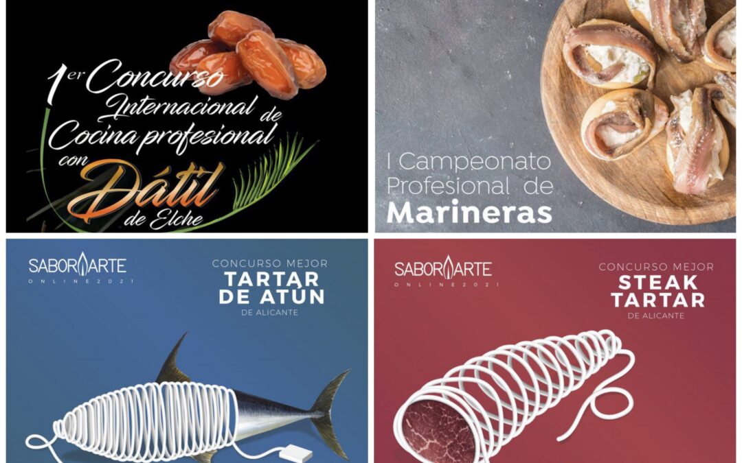 Promesas y referentes de la cocina de Alicante y Murcia compiten por la mejor elaboración con Dátil de Elche, marineras, steak tartar y tartar de atún rojo del Mediterráneo