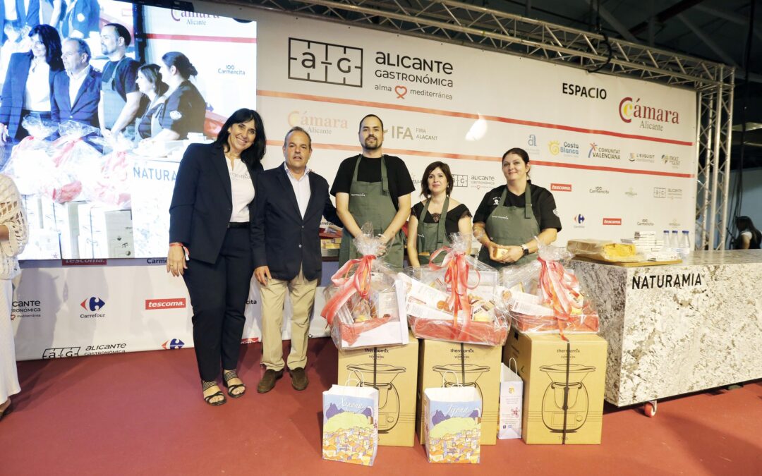 Tres sorprendentes e innovadoras recetas, ganadoras en el I Concurso de Thermomix con Turrón de Jijona en Alicante Gastronómica