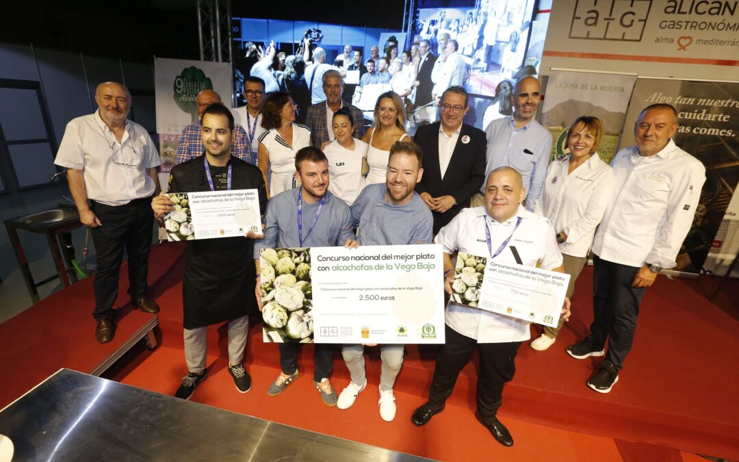 Una creación de Benicarló gana el I Concurso Nacional de Recetas con Alcachofas de la Vega Baja en Alicante Gastronómica