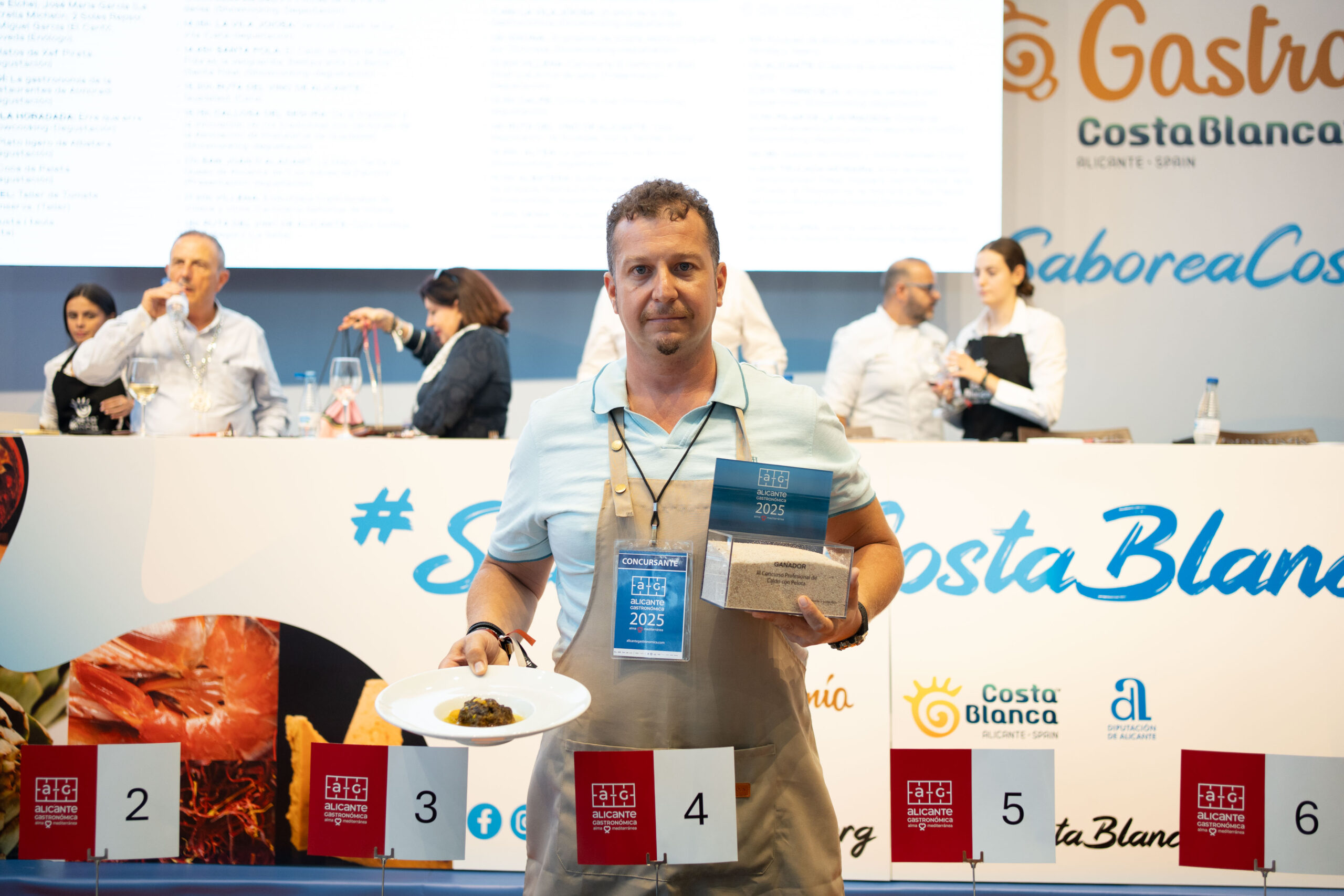 ganador caldo con pelotas