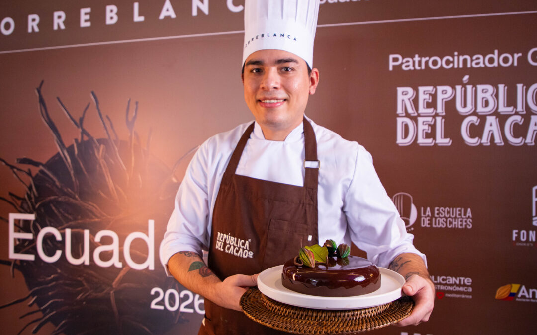 El chef pastelero Padilla Vélez, clasificado  para el Premio Internacional de Alta Pastelería tras ganar la fase clasificatoria en Ecuador