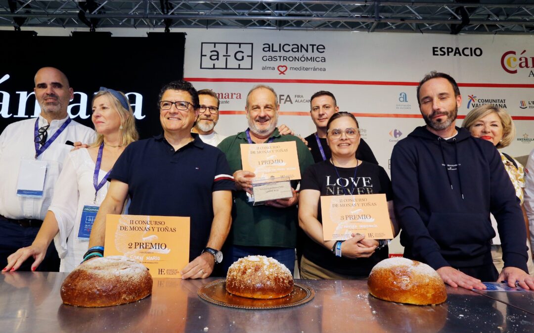 El horno Delicias de San Miguel (San Miguel de Salinas) se hace con el II Concurso de Monas y Toñas de Alicante Gastronómica