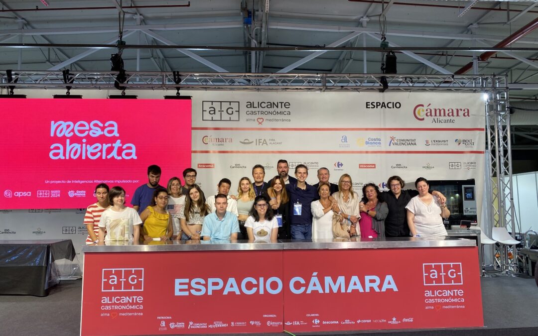 Alicante Gastronómica abre su colaboración a cinco entidades sociales de integración y ayuda a la discapacidad